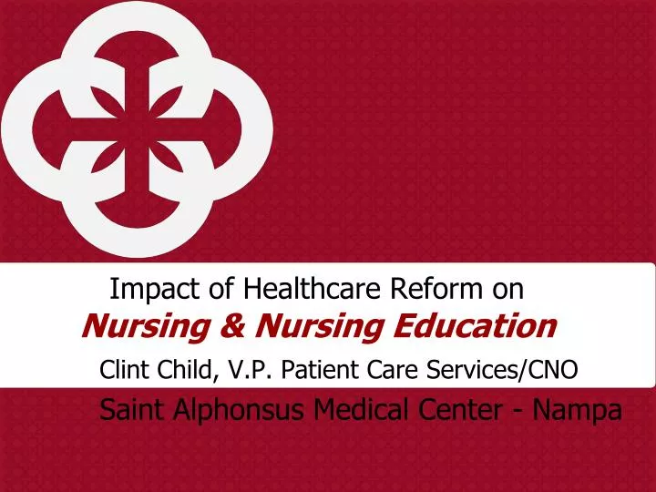 impact of healthcare reform on nursing nursing education
