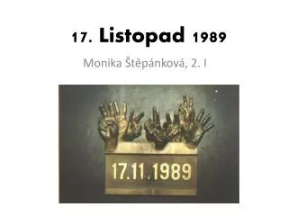 17 listopad 1989