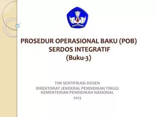 prosedur operasional baku pob serdos integratif buku 3