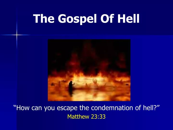 the gospel of hell