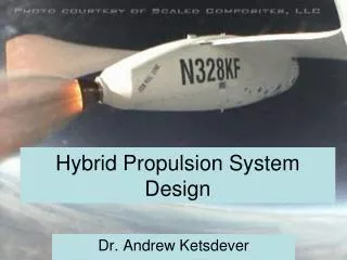 Hybrid Propulsion System Design
