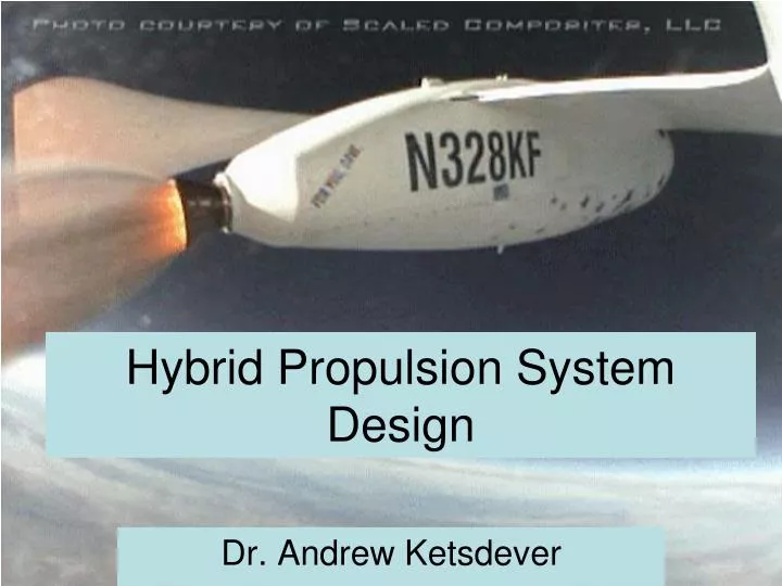 hybrid propulsion system design