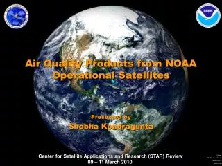 Air Quality Products from NOAA Operational Satellites