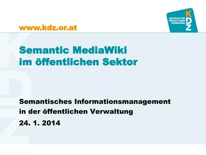 semantic mediawiki im ffentlichen sektor