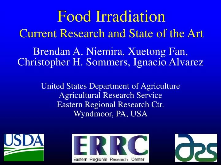 food irradiation current research and state of the art