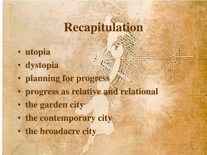 recapitulation