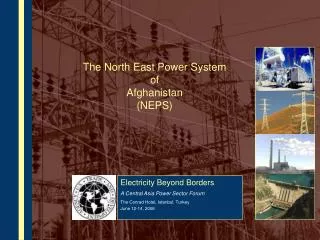 The North East Power System of Afghanistan (NEPS)