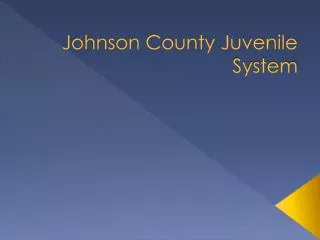 Johnson County Juvenile System