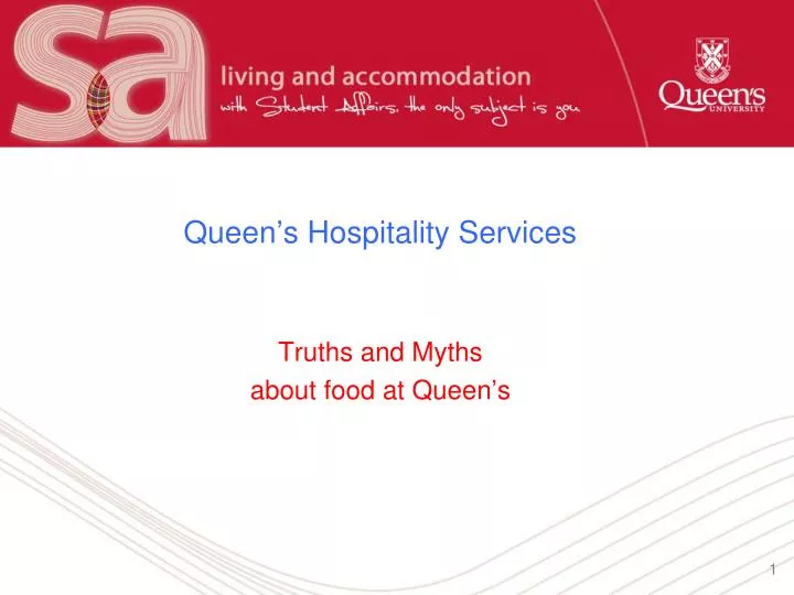 queen s hospitality services