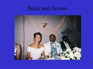 bride and groom