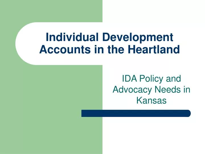 individual development accounts in the heartland