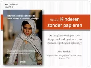 Actua : Kinderen zonder papieren