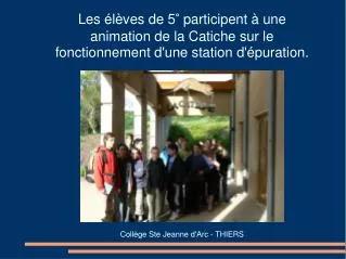 Collège Ste Jeanne d'Arc - THIERS