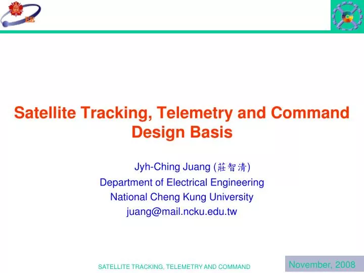 satellite tracking telemetry and command design basis