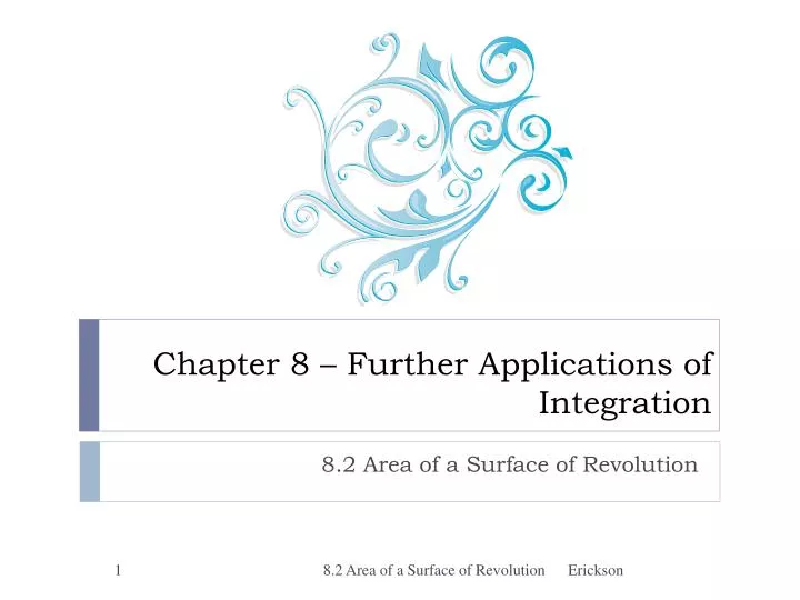 chapter 8 further applications of integration