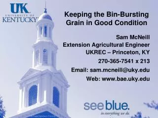 Keeping the Bin-Bursting Grain in Good Condition