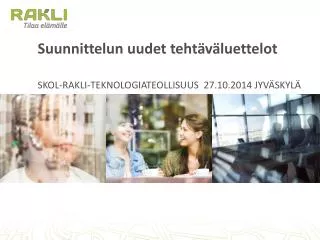 suunnittelun uudet teht v luettelot