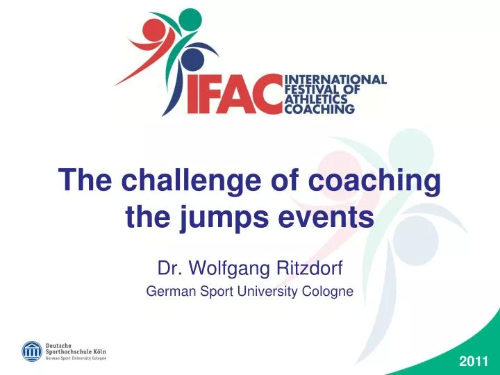 the challenge of coaching the jumps events