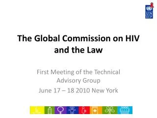 The Global Commission on HIV and the Law