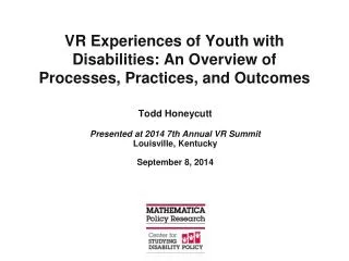 VR Experiences of Youth with Disabilities: An Overview of Processes, Practices, and Outcomes