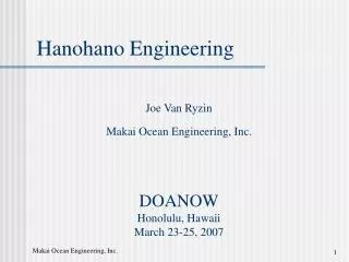 Hanohano Engineering