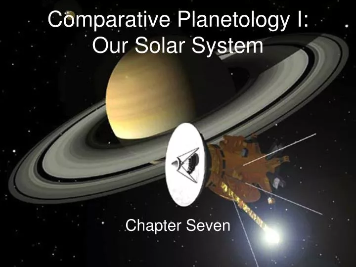 comparative planetology i our solar system