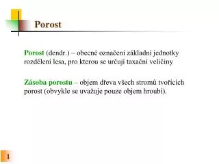 porost