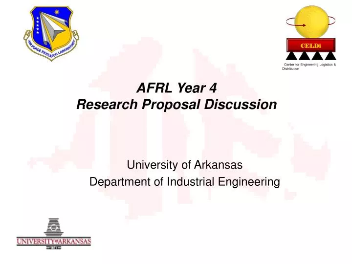 afrl year 4 research proposal discussion