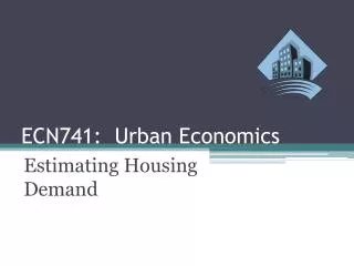 ECN741: Urban Economics