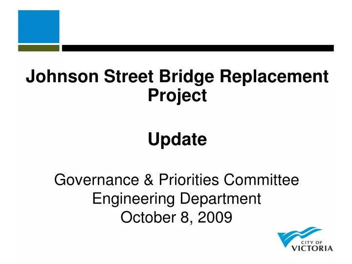 johnson street bridge replacement project update