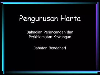pengurusan harta