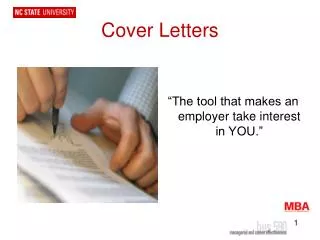 Cover Letters