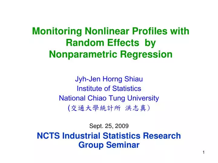 monitoring nonlinear profiles with random effects by nonparametric regression