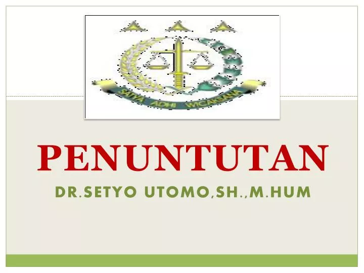 penuntutan dr setyo utomo sh m hum