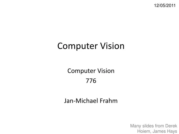 computer vision