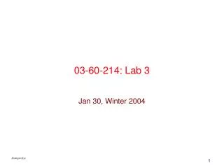 03-60-214: Lab 3