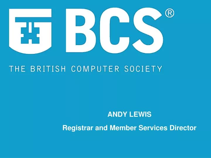 andy lewis registrar and member services director