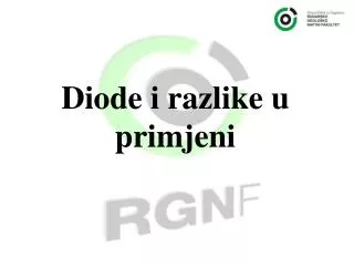 diode i razlike u primjeni