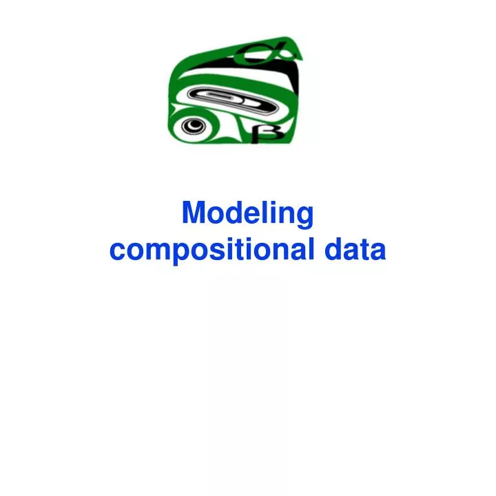 modeling compositional data