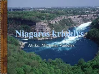 niagaros krioklys