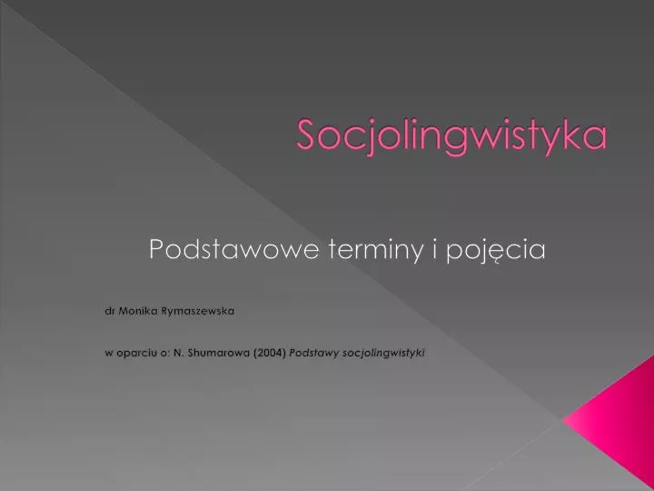 socjolingwistyka