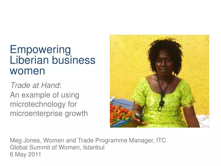 empowering liberian business women