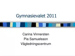 gymnasievalet 2011
