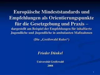 frieder d nkel universit t greifswald 2008