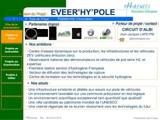 nom du projet eveer hy pole