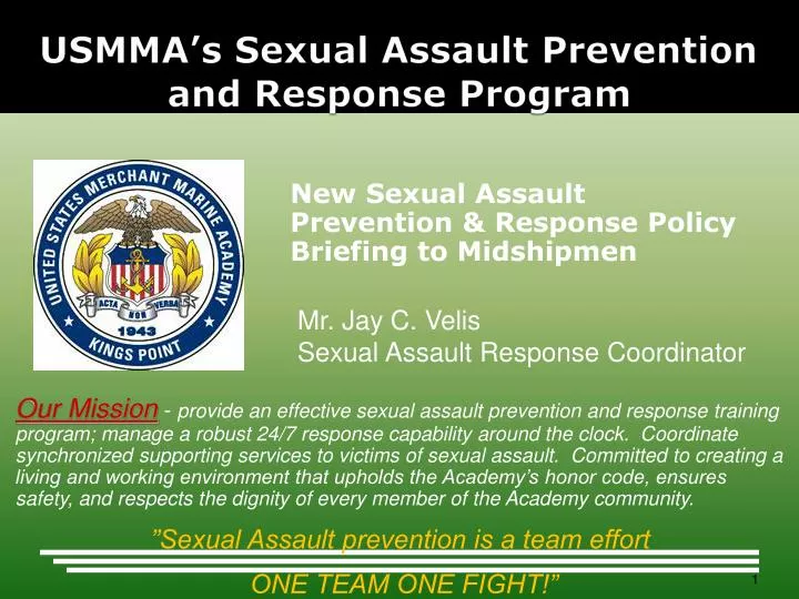 usmma s sexual assault prevention and response program