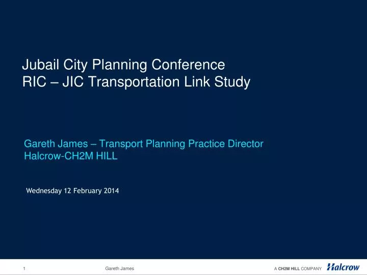 jubail city planning conference ric jic transportation link study