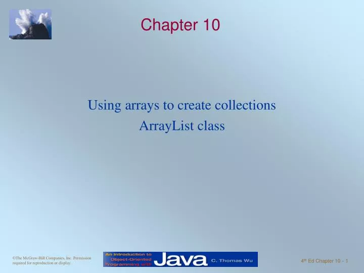 using arrays to create collections arraylist class