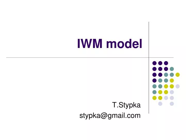 iwm model