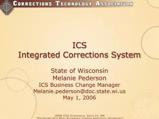ICS Integrated Corrections System